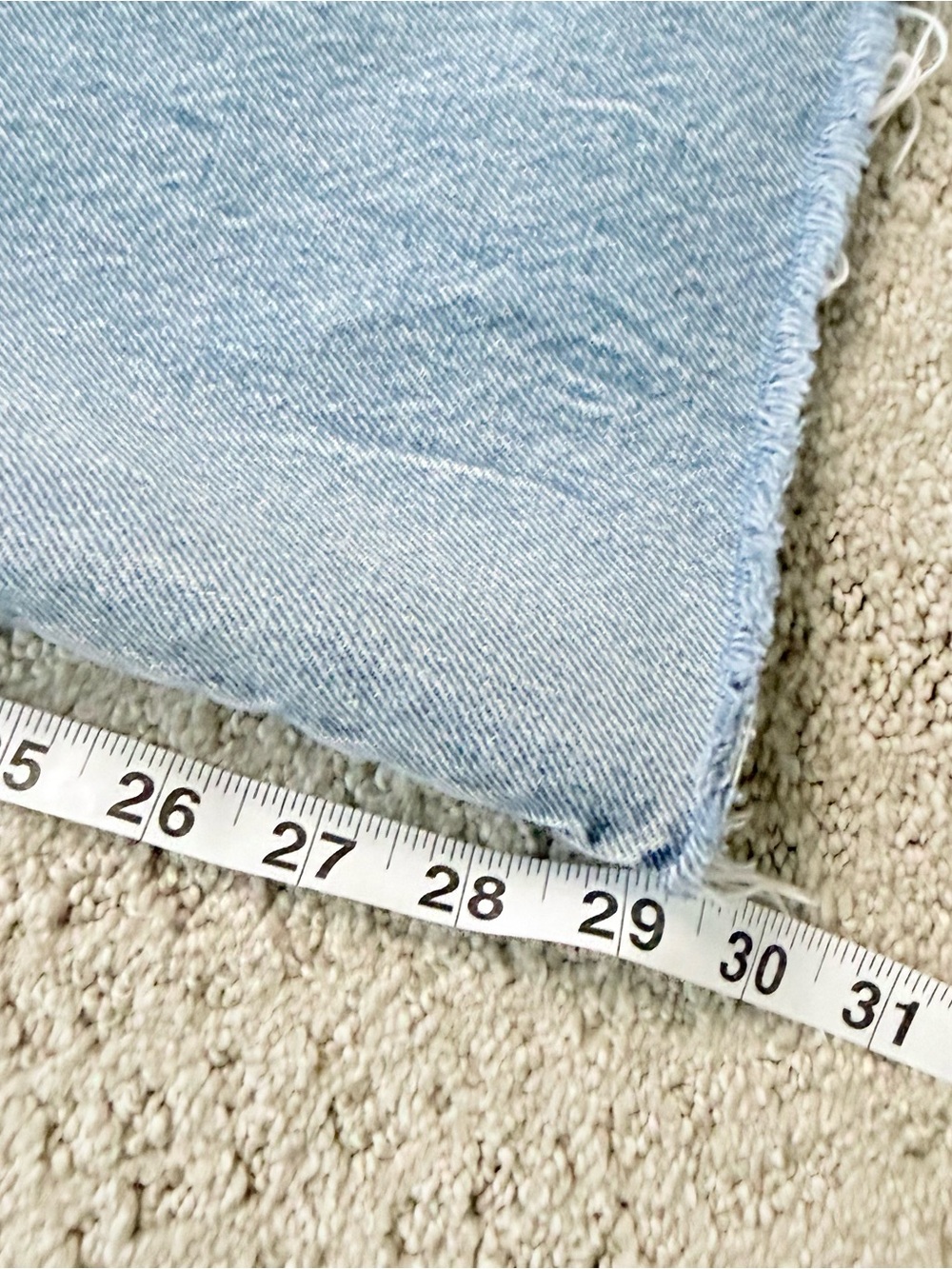 Garage Light Blue Low rise Wide Leg Jeans - Picture 6 of 8